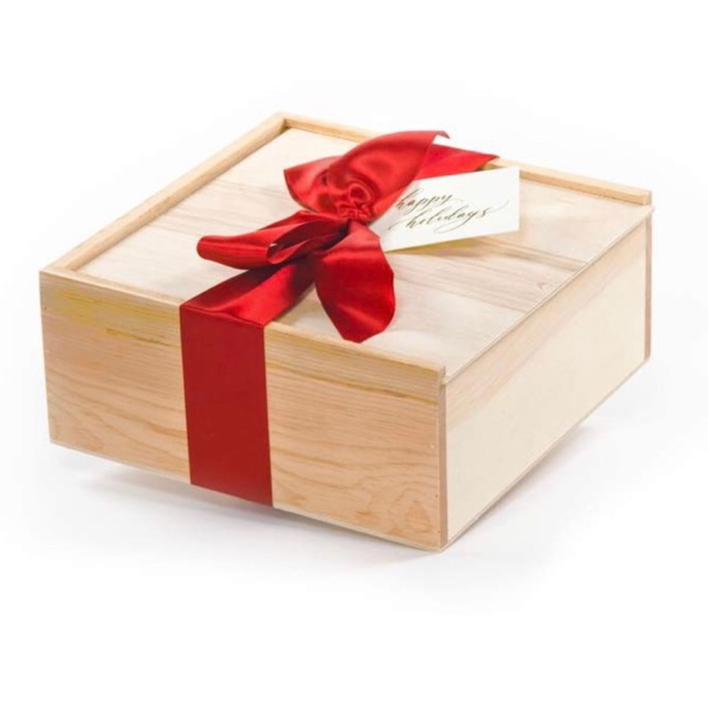 BRAND NEW! 12x12x6” Wooden Slide Top Boxes